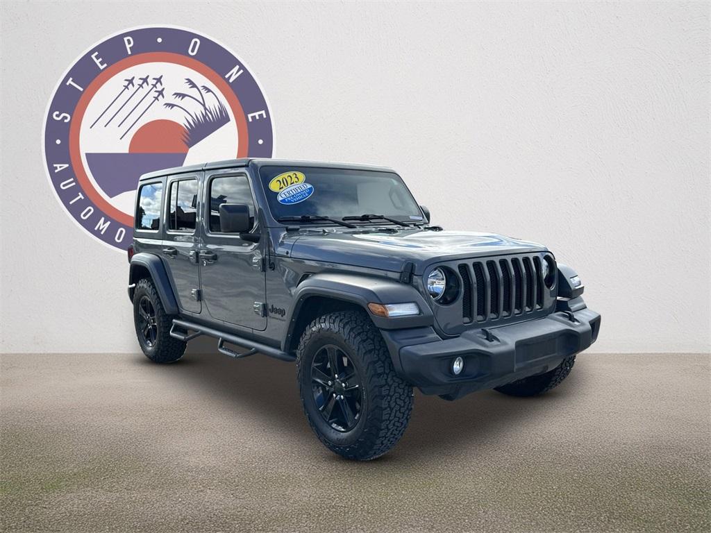 used 2023 Jeep Wrangler car, priced at $41,614