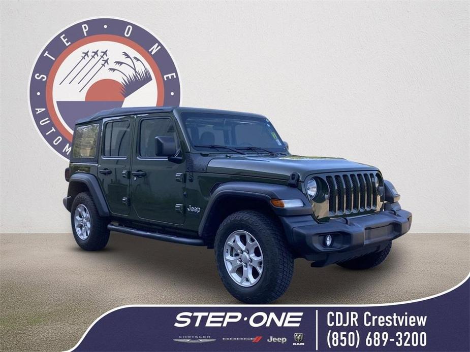 used 2020 Jeep Wrangler Unlimited car, priced at $29,751