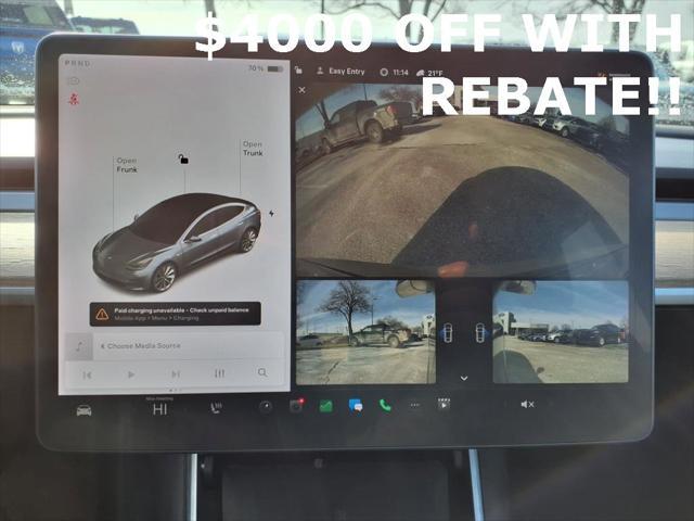 used 2018 Tesla Model 3 car, priced at $17,498