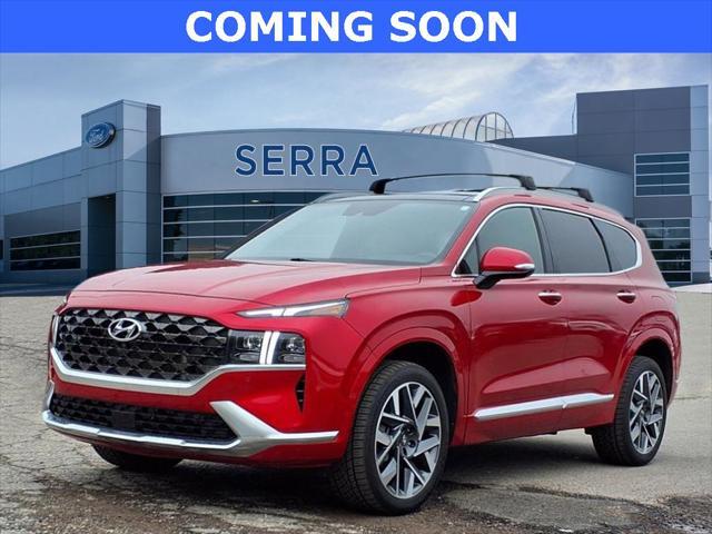 used 2021 Hyundai Santa Fe car, priced at $25,998