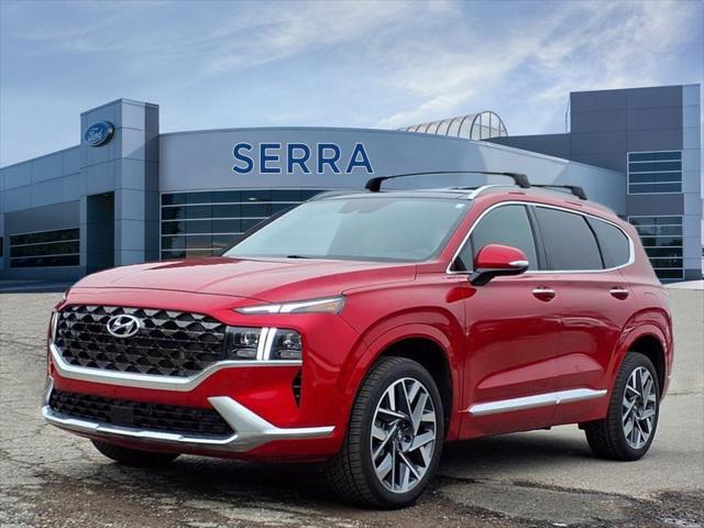 used 2021 Hyundai Santa Fe car, priced at $25,998