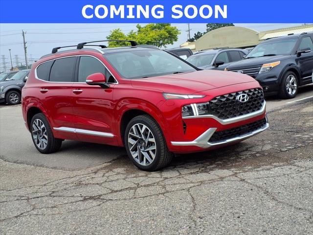 used 2021 Hyundai Santa Fe car, priced at $25,998