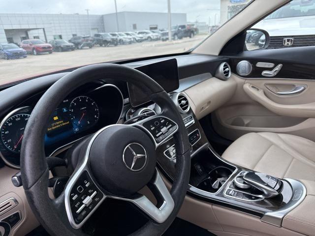 used 2021 Mercedes-Benz C-Class car, priced at $22,500