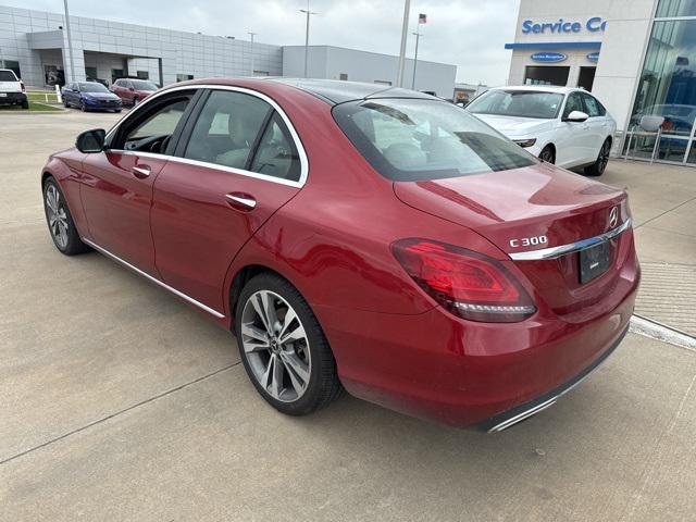 used 2021 Mercedes-Benz C-Class car, priced at $22,500