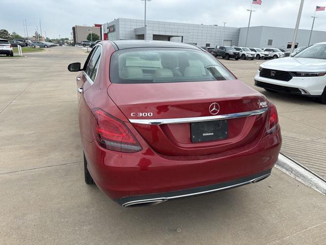 used 2021 Mercedes-Benz C-Class car, priced at $22,500