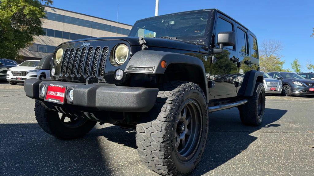 used 2015 Jeep Wrangler Unlimited car, priced at $17,450