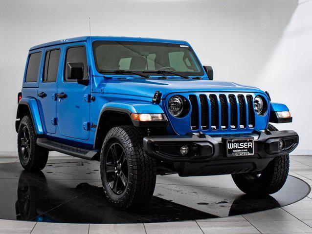 used 2021 Jeep Wrangler Unlimited car, priced at $36,598