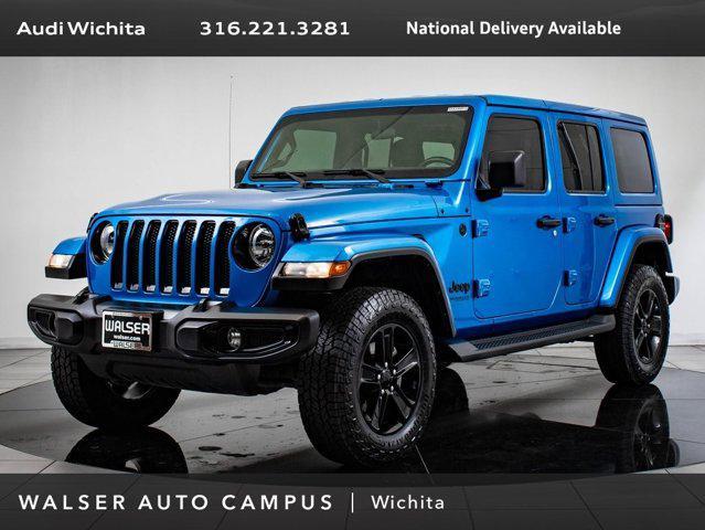 used 2021 Jeep Wrangler Unlimited car, priced at $36,598