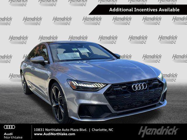 new 2025 Audi A7 car, priced at $89,335