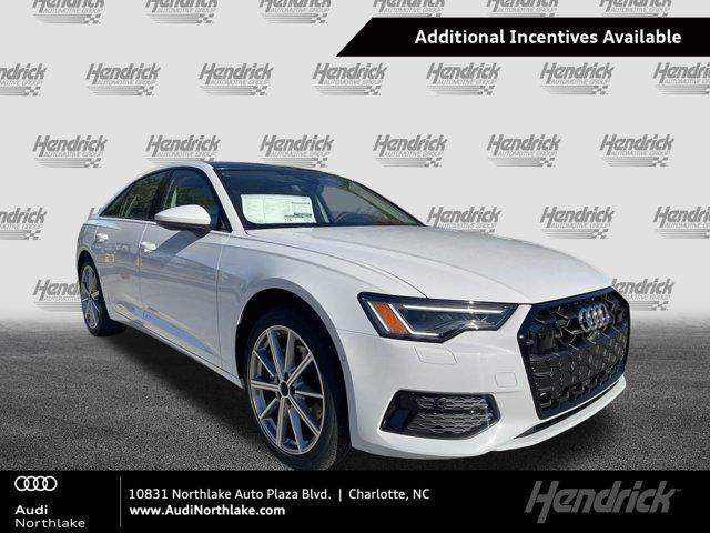 new 2025 Audi A6 car, priced at $63,015