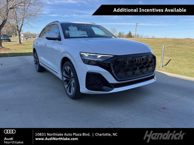 new 2025 Audi Q8 car, priced at $85,865