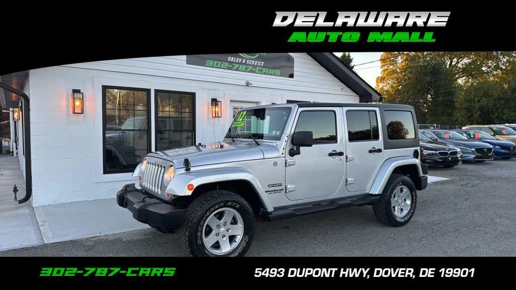 used 2012 Jeep Wrangler Unlimited car, priced at $11,995