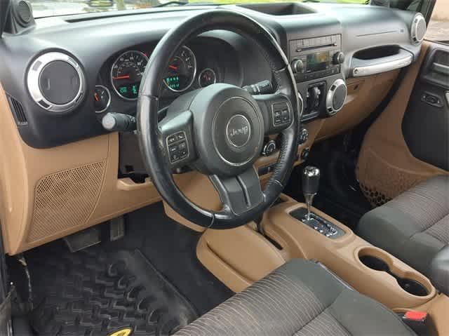 used 2012 Jeep Wrangler Unlimited car, priced at $15,252