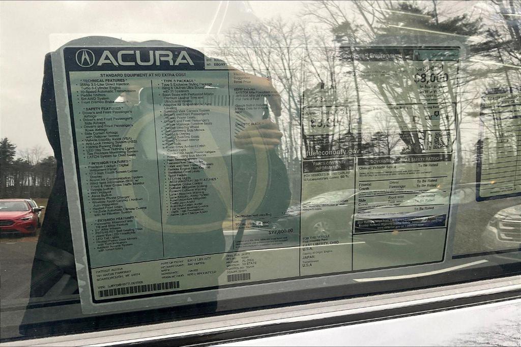 new 2026 Acura MDX car, priced at $77,800