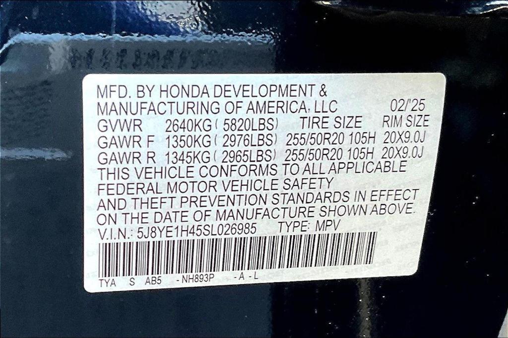 new 2025 Acura MDX car, priced at $60,750