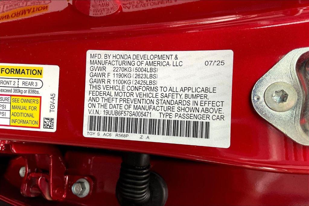 new 2025 Acura TLX car, priced at $52,195