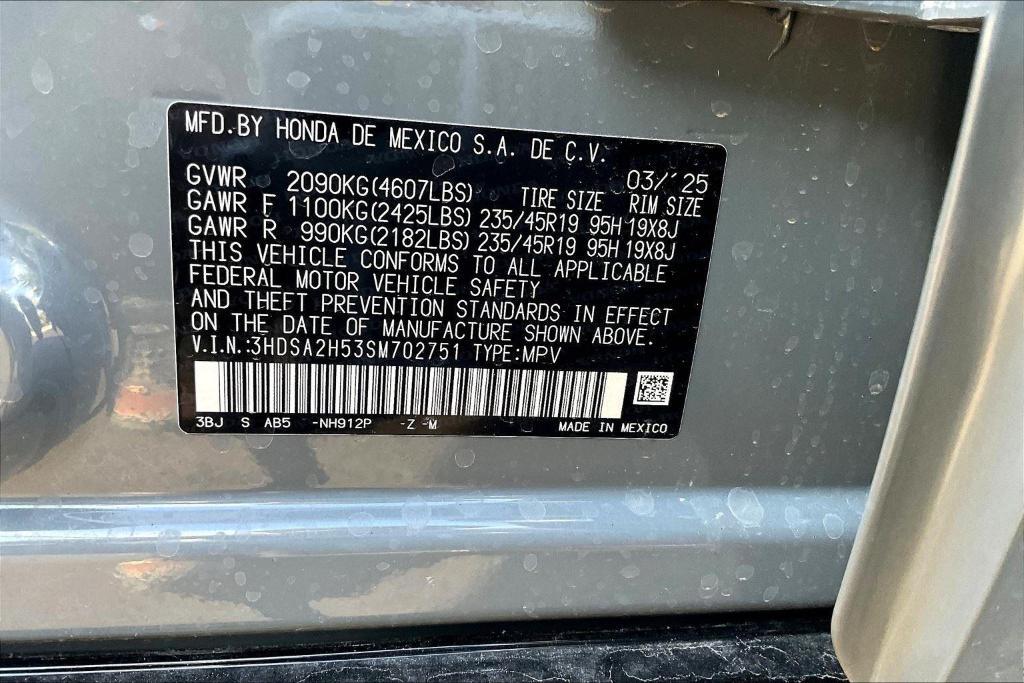 new 2025 Acura ADX car, priced at $41,950