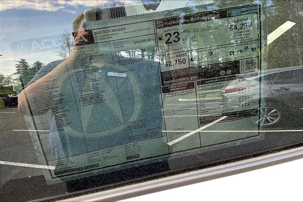 new 2025 Acura RDX car, priced at $46,650