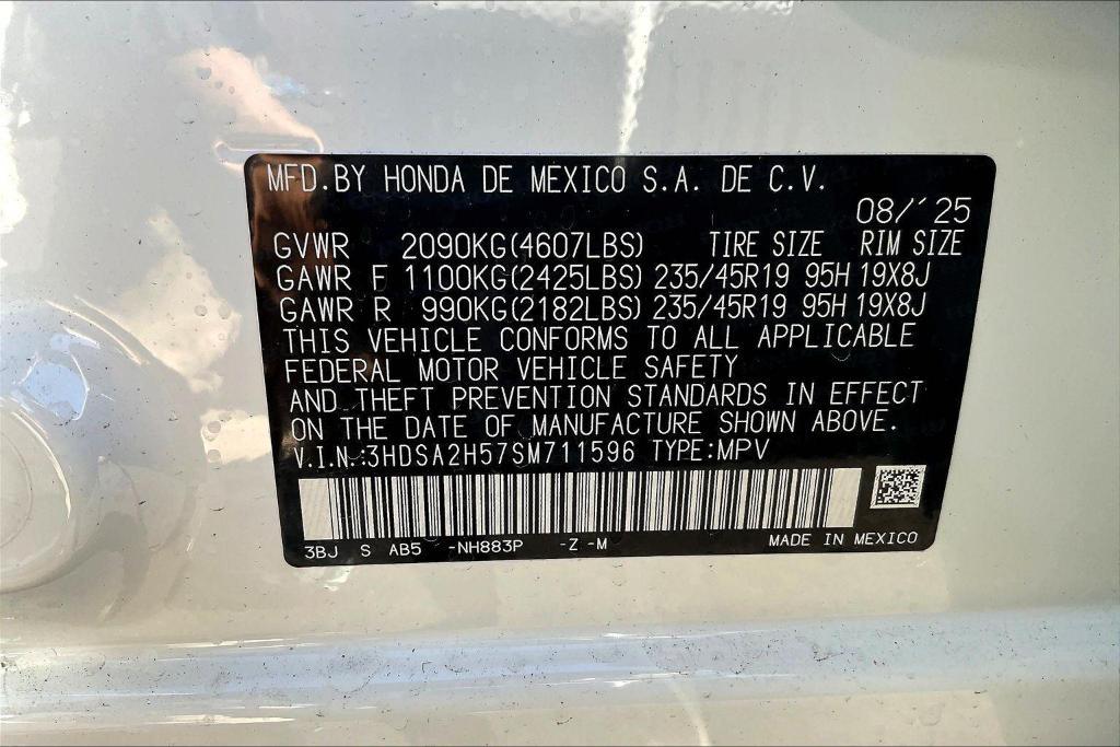 new 2025 Acura ADX car, priced at $41,950