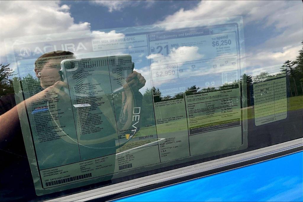 new 2026 Acura MDX car, priced at $64,350