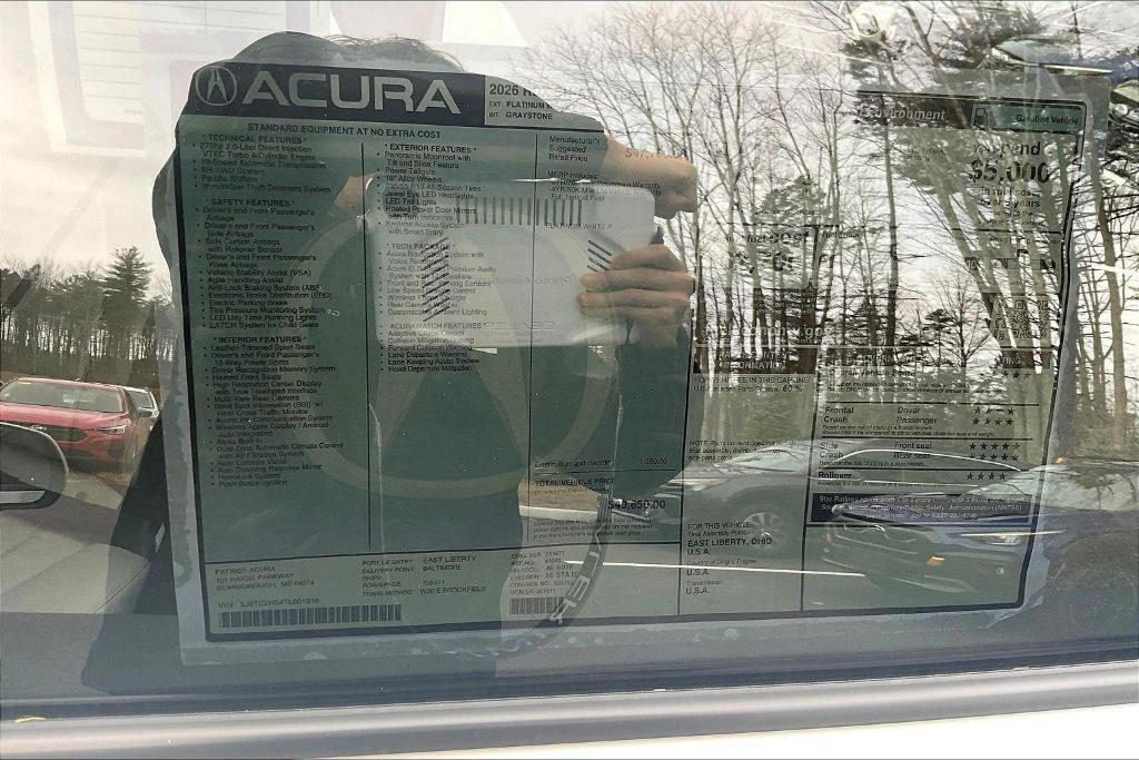 new 2026 Acura RDX car, priced at $49,650