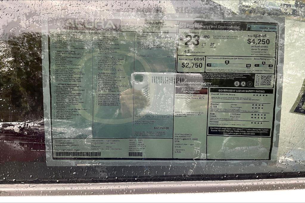 new 2025 Acura RDX car, priced at $52,250