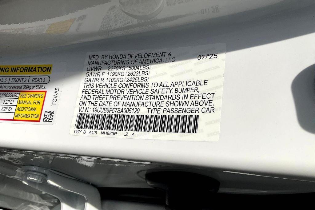 new 2025 Acura TLX car, priced at $52,195