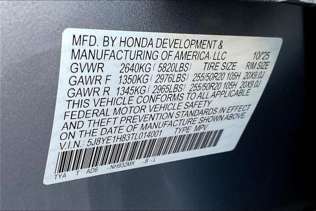 new 2026 Acura MDX car, priced at $68,250