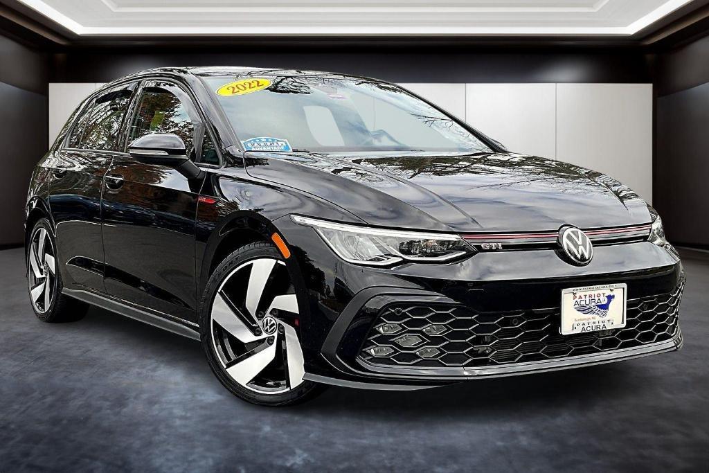 used 2022 Volkswagen Golf GTI car, priced at $23,000