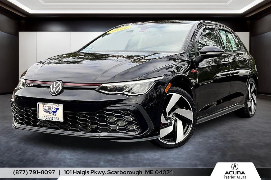 used 2022 Volkswagen Golf GTI car, priced at $23,000