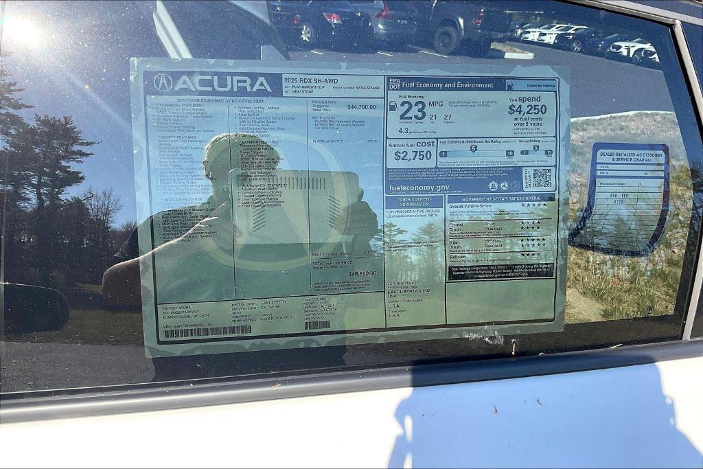 new 2025 Acura RDX car, priced at $46,650