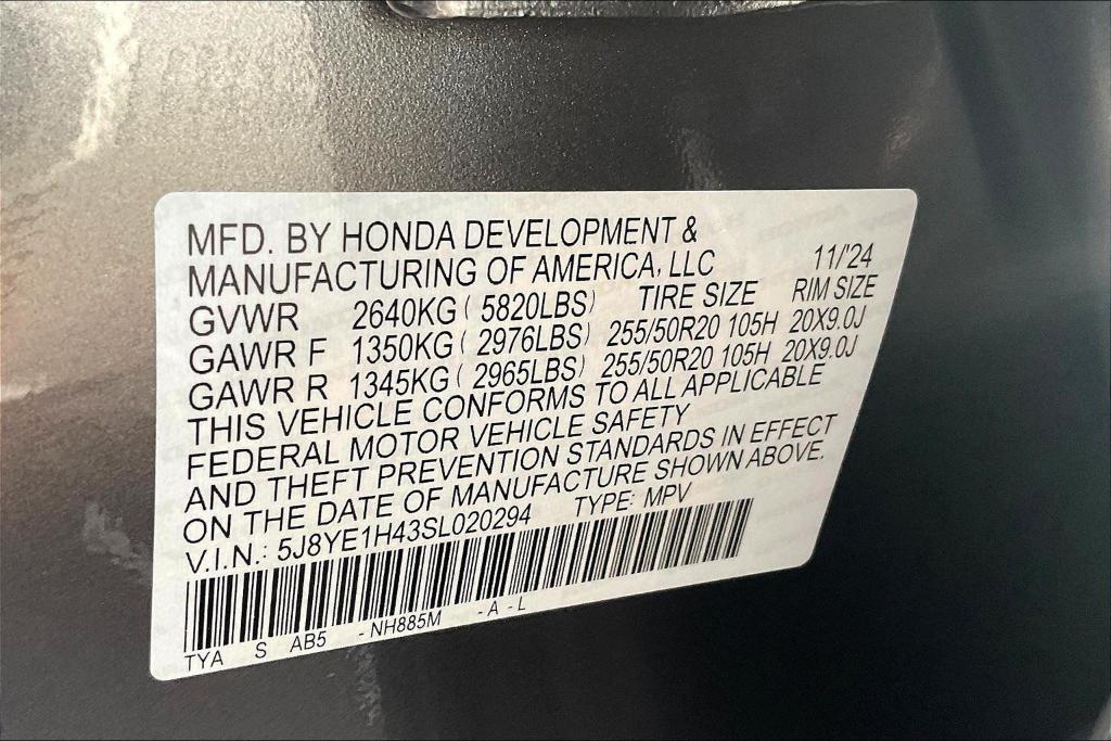 new 2025 Acura MDX car, priced at $60,750