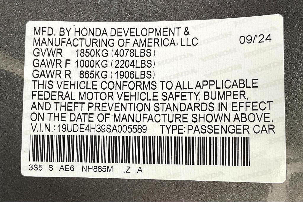 new 2025 Acura Integra car, priced at $36,795