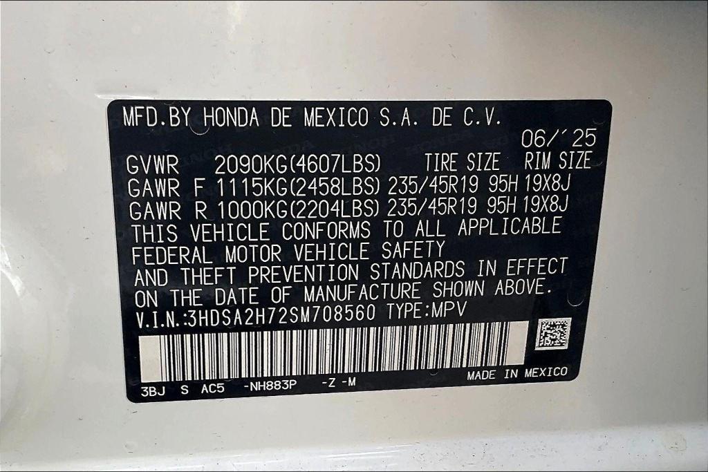 new 2025 Acura ADX car, priced at $45,950