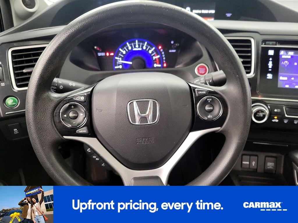 used 2015 Honda Civic car, priced at $13,998