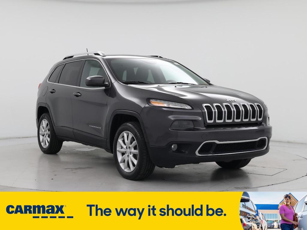 used 2015 Jeep Cherokee car, priced at $13,998