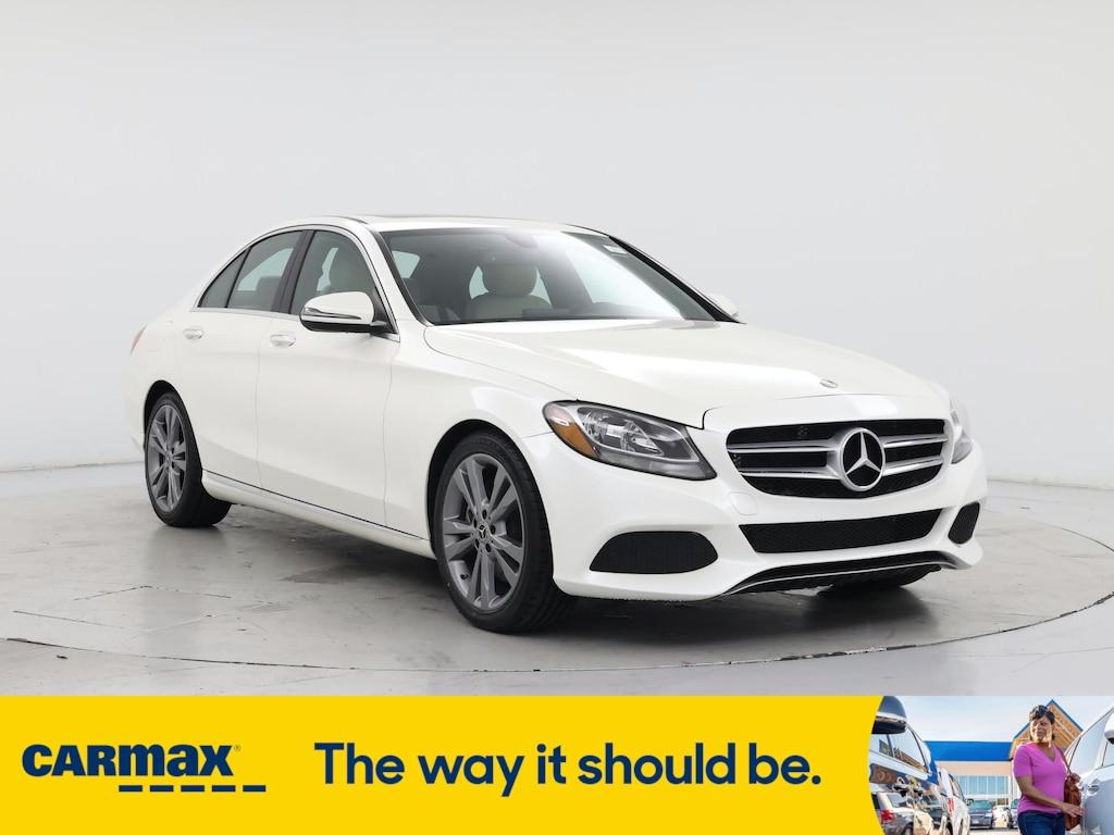 used 2018 Mercedes-Benz C-Class car, priced at $19,998