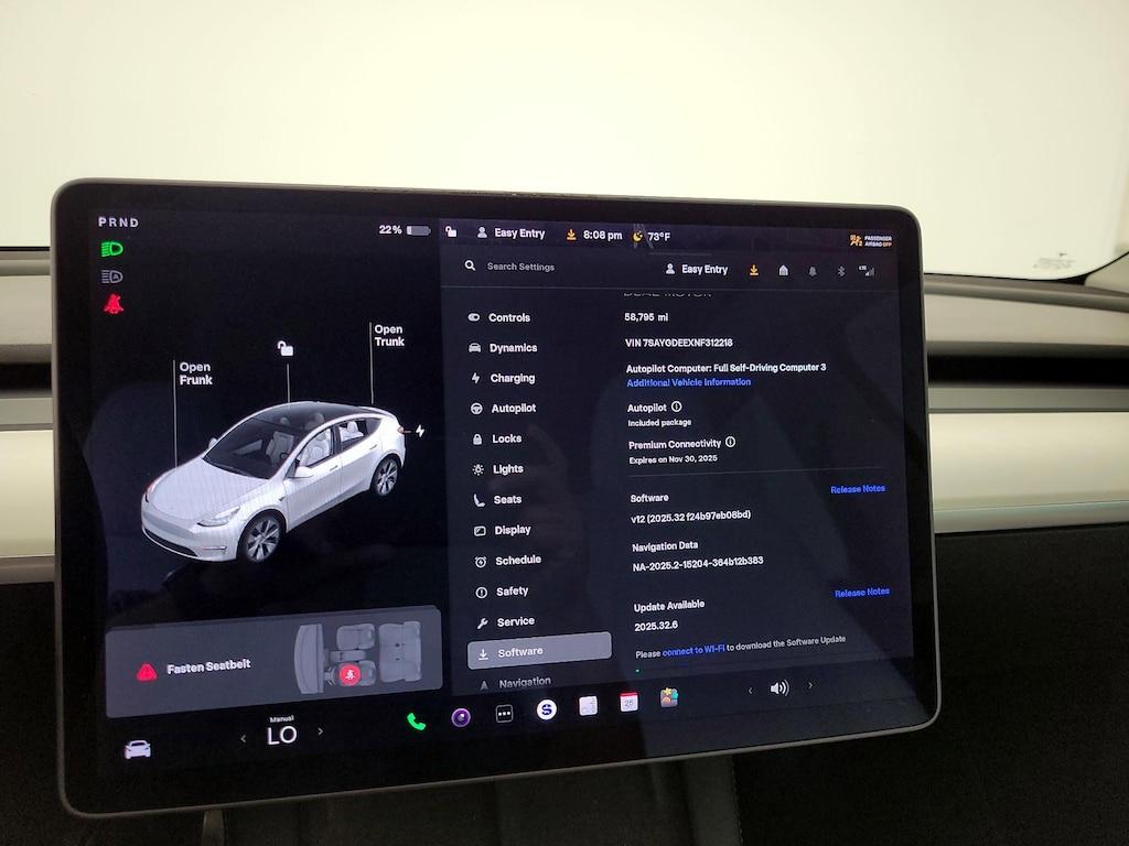 used 2022 Tesla Model Y car, priced at $29,998