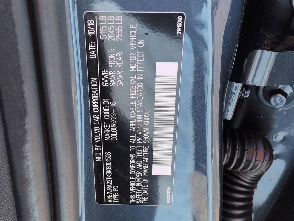 used 2019 Volvo S60 car, priced at $17,900