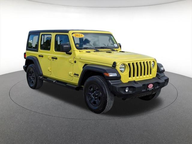 used 2023 Jeep Wrangler car, priced at $35,900