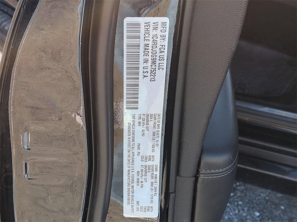 used 2021 Dodge Durango car, priced at $29,500