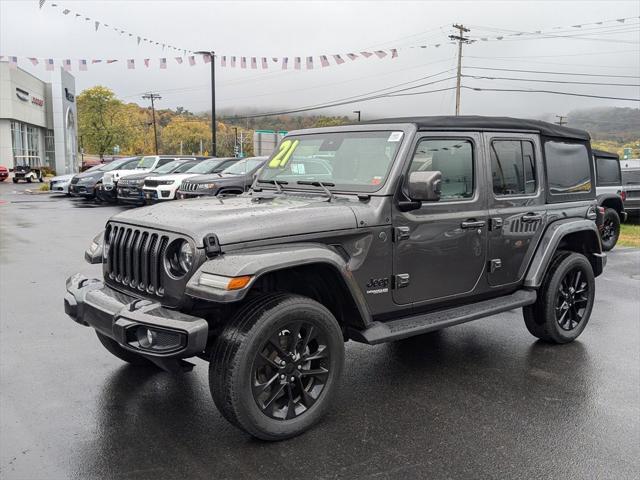 used 2021 Jeep Wrangler Unlimited car, priced at $36,300