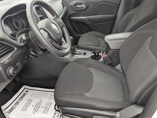 used 2019 Jeep Cherokee car, priced at $15,800