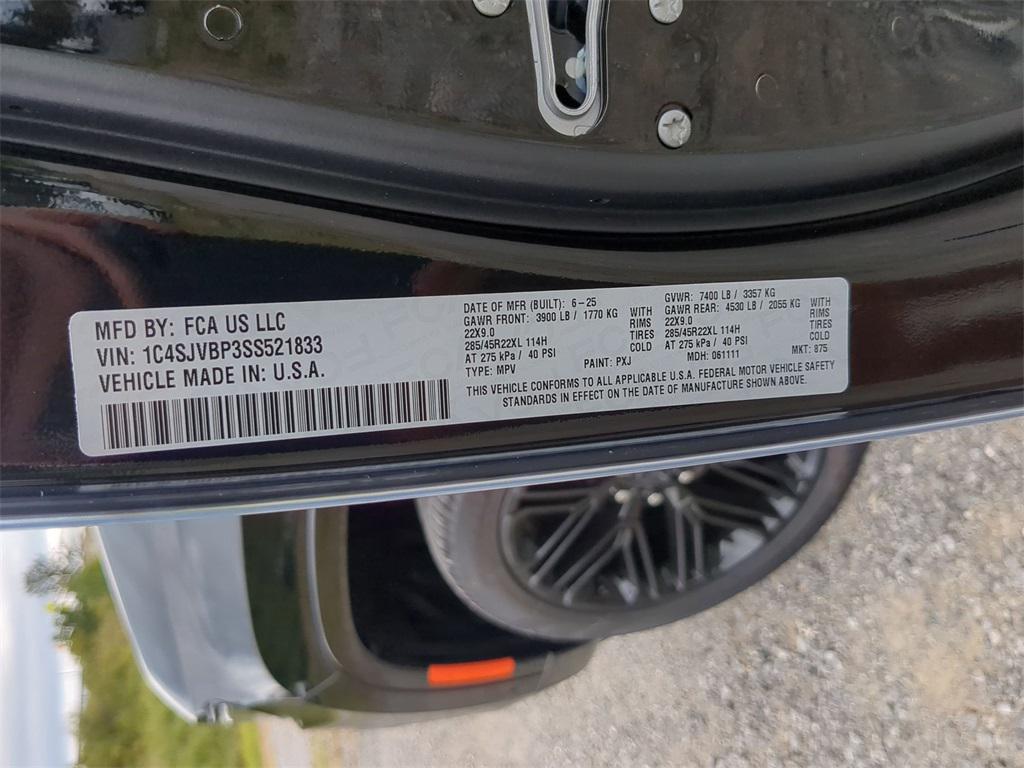 new 2025 Jeep Wagoneer car, priced at $78,770