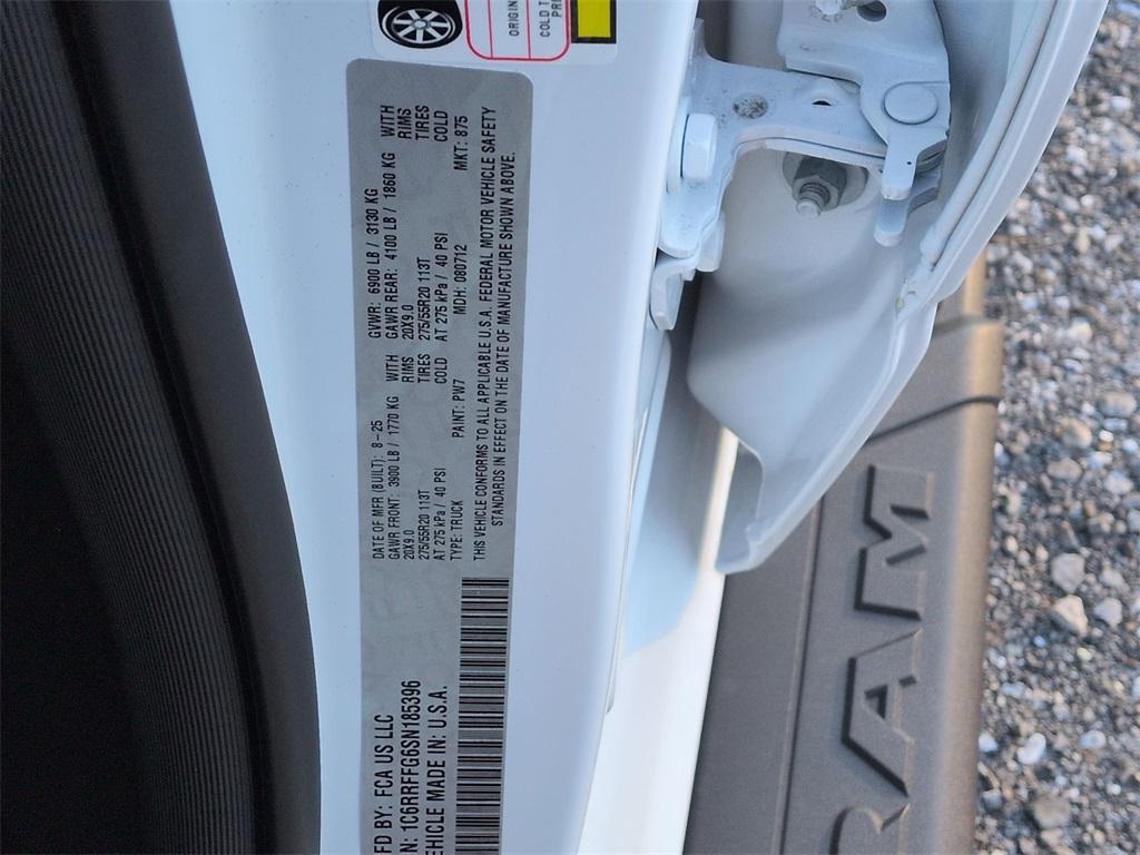 new 2025 Ram 1500 car, priced at $60,800