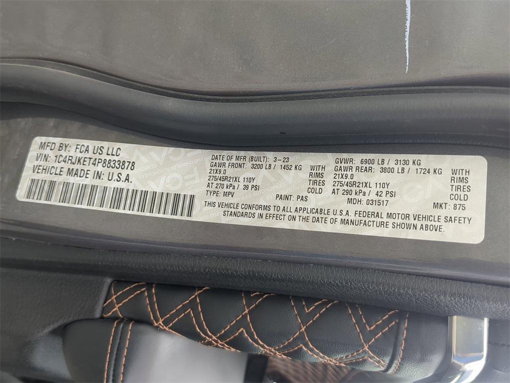 used 2023 Jeep Grand Cherokee L car, priced at $48,305