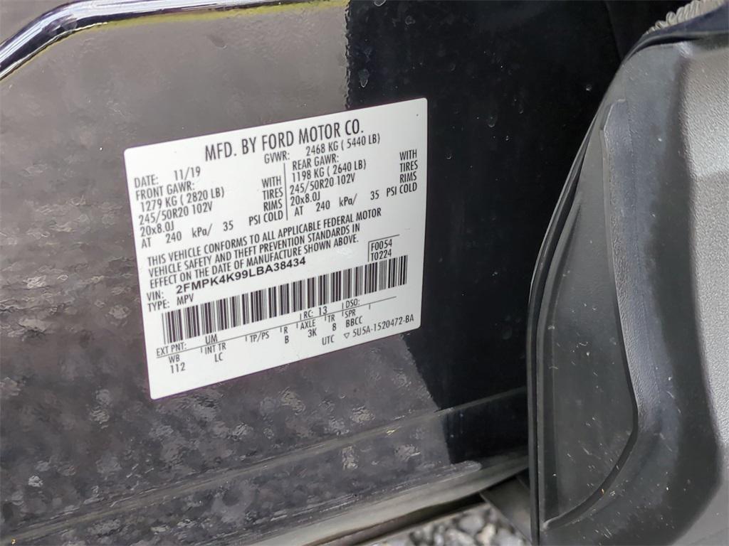 used 2020 Ford Edge car, priced at $21,500