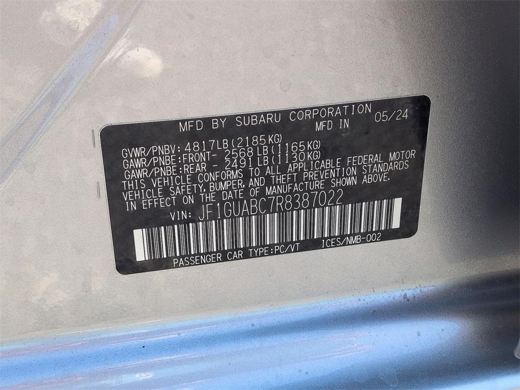 used 2024 Subaru Impreza car, priced at $21,000