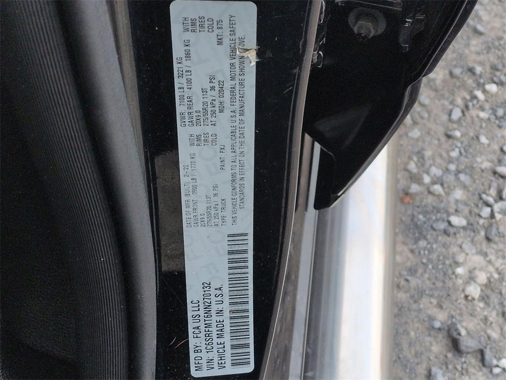 used 2022 Ram 1500 car, priced at $38,900