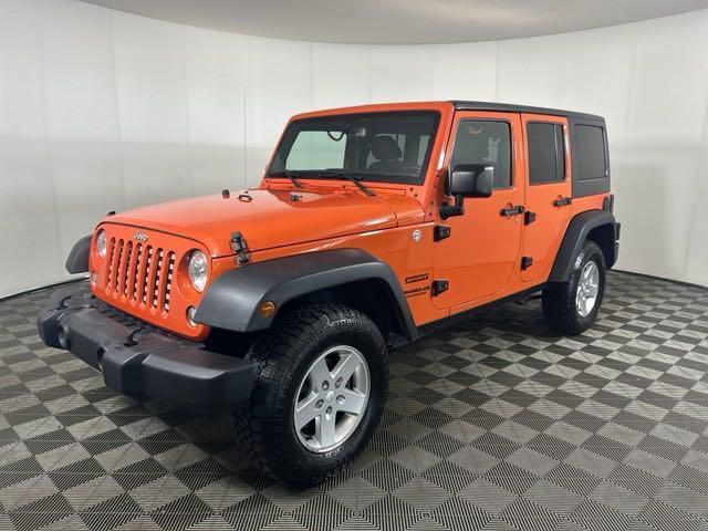 used 2015 Jeep Wrangler Unlimited car, priced at $14,990